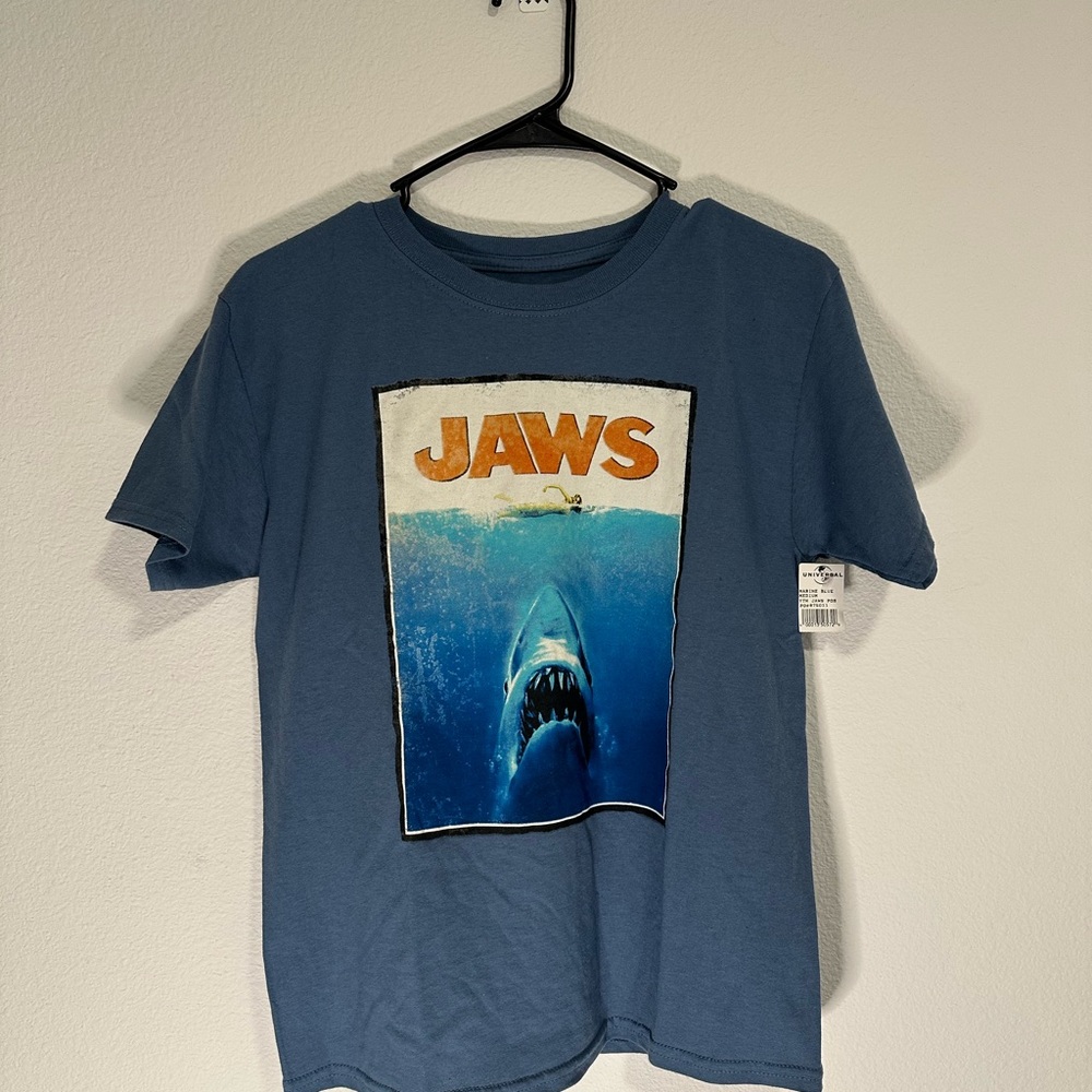 Universal Blue Jaws Graphic Tee